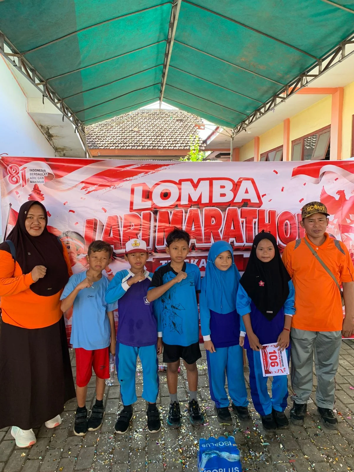 Bangganya SD Negeri 4 Semambung! Oki Raih Juara 2 Maraton 5 KM Kecamatan Jatibanteng